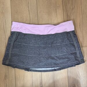 lululemon athletica Gray and Pink Skort
